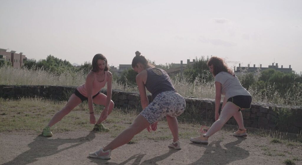 Calentamiento grupal piernas Calentamiento grupal piernas