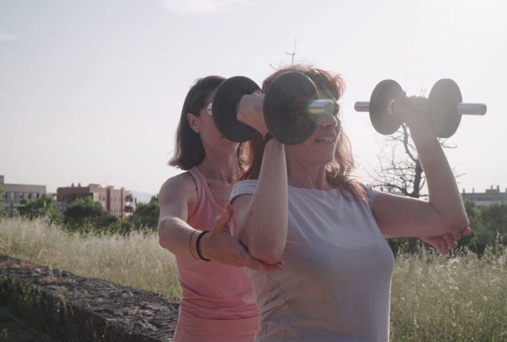 Entrenamiento perso Theo shoulder press Entrenamiento personal Theo shoulder press